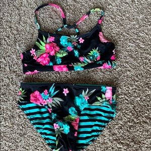 Justice Reversible Swimsuit Set